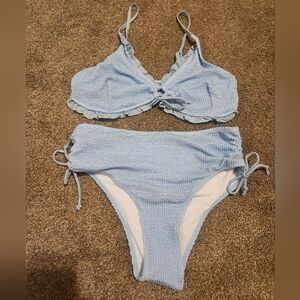 💓3/$15 Shein 0XL Blue Bikini Set